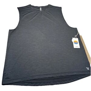 Vuori Zephyr Muscle Tee Black Heather Men's XXL NWT